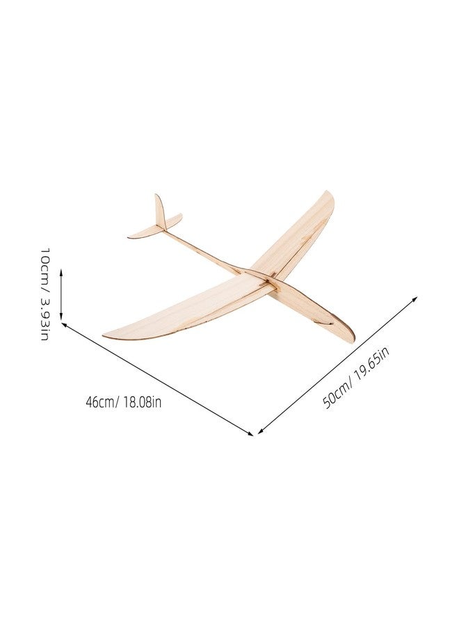 FOYTOKI Wooden Hand Thrown Glider Plane Kit DIY Model Aeroplane for Boys and Girls Adults Hand Launch Glider for Indoor Outdoor Play - Image 2