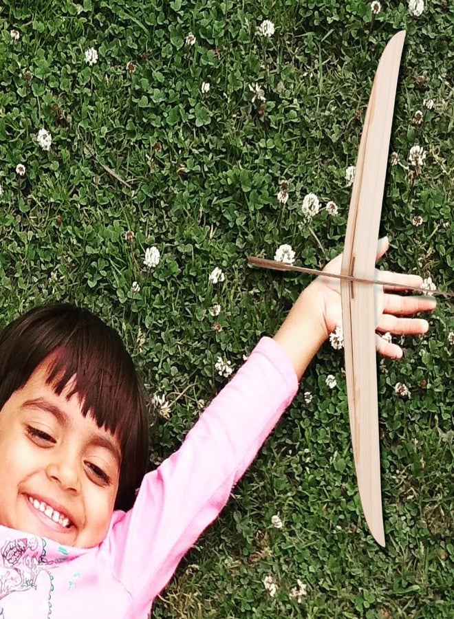 FOYTOKI Wooden Hand Thrown Glider Plane Kit DIY Model Aeroplane for Boys and Girls Adults Hand Launch Glider for Indoor Outdoor Play - Image 5