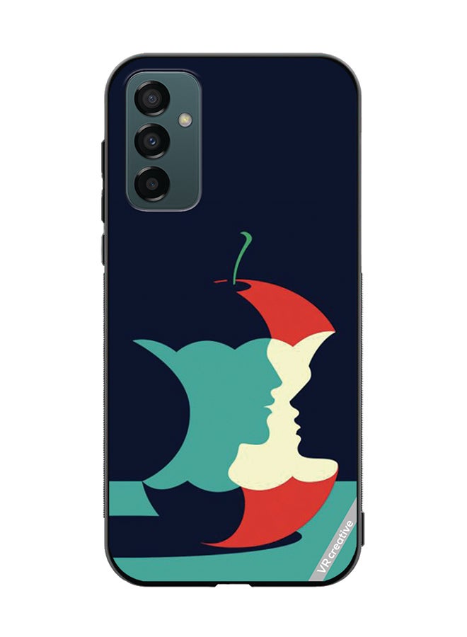 VR CREATIVE Protective Case Cover For Samsung Galaxy F13/M13 Eaten Apple Design Multicolour - Image 1