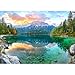 MINIWAN Eibsee Lake Jigsaw Puzzles 1000 Pieces Nature Landscape Puzzles for Adults 1000 Pieces with Letters on Back Hard Impossible Difficult Challenging Family Puzzle Mountain Scenery Lake Puzzles - Image 2