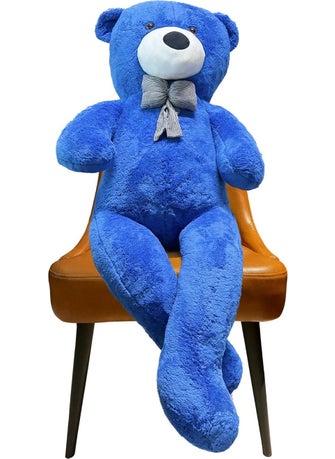SOLE Special for Lovers - 140 Cm Giant Size Cute Plush Big Bear with Bow Tie - 100% Local, Plush Teddy Bear  - Image 4