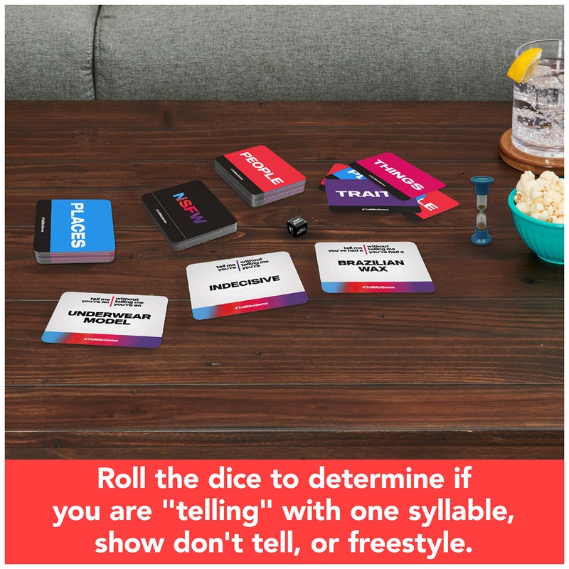 Spin Master Games  Tell Me Without Telling Me Viral Adult Party Game for Bachelorette Parties  College  Birthday & More  for Adults & Teens Ages 18+ - Image 3