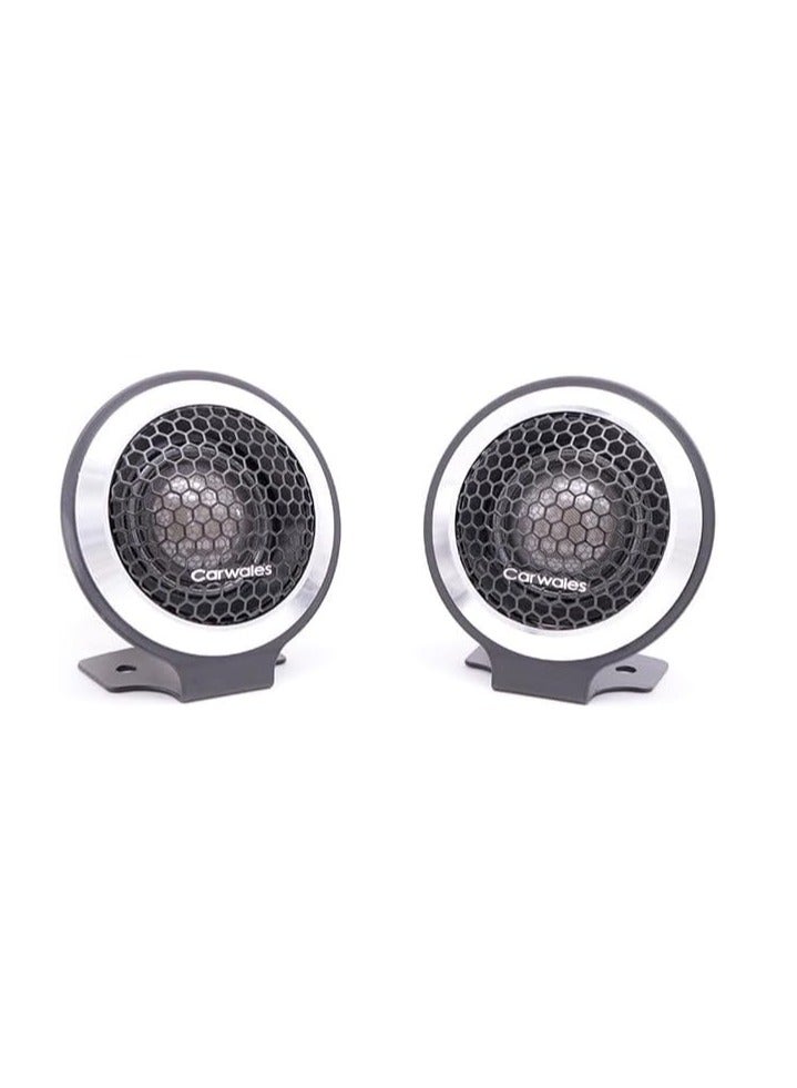 WINCA 2pcs Car Treble Audio Silk Film 1" Neodymium Polymide Dome Auto Tweeter 120w Stereo Speaker Aluminum Shell Treble Loudspeaker - Image 1