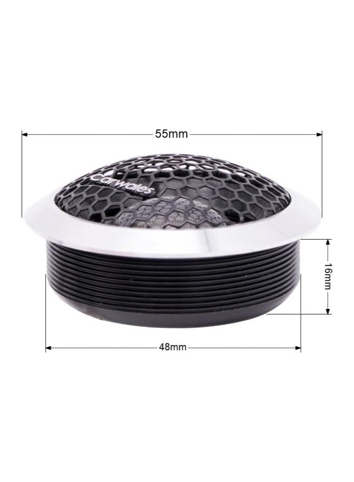 WINCA 2pcs Car Treble Audio Silk Film 1" Neodymium Polymide Dome Auto Tweeter 120w Stereo Speaker Aluminum Shell Treble Loudspeaker - Image 5