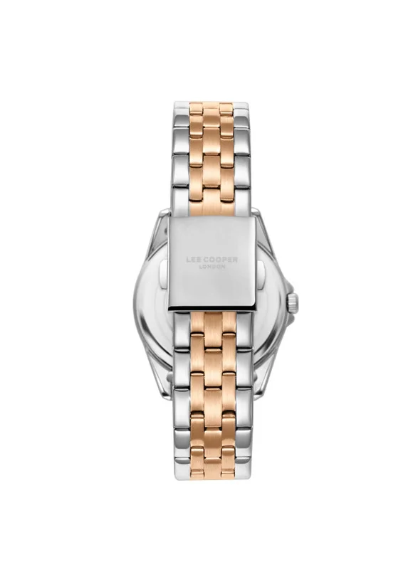 لي كوبر Lee Cooper LC08033.520 Women's Analog Display Watch & Metal Strap Silver
