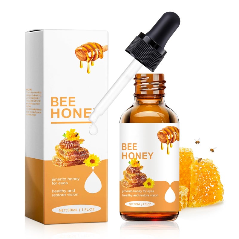 elesysy Honey Eye Care Hydration,Natural Hydration with Bee Honey, Moisturizes Refreshes Eyes, Gentle Formula for Daily Use - Image 1