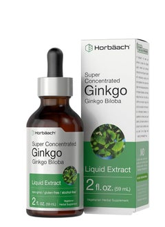 Horbäach Ginkgo Biloba Extract Liquid 2 fl oz
