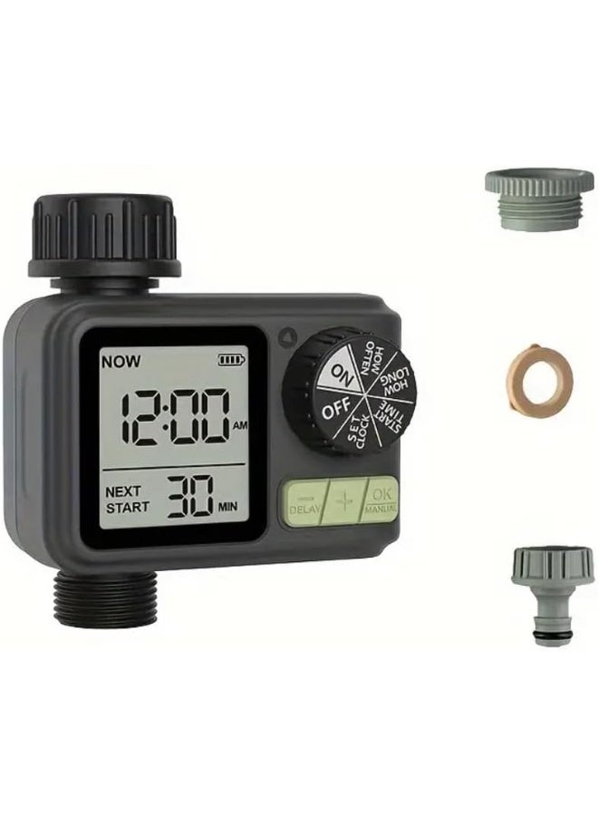 Egardenkart Egardenkart, Water Timer for Garden - Multifunctional, Garden Irrigation Timer for Automatic Irrigation System | Automatic Watering Timer with Intelligent Technology | Garden Water Timer  - Image 2