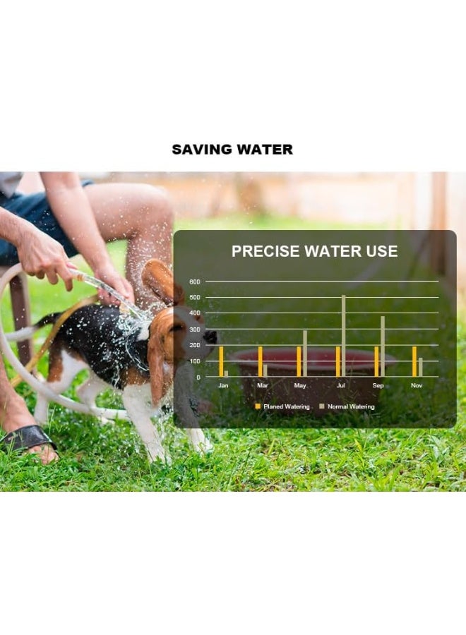 Egardenkart Egardenkart, Water Timer for Garden - Multifunctional, Garden Irrigation Timer for Automatic Irrigation System | Automatic Watering Timer with Intelligent Technology | Garden Water Timer  - Image 5