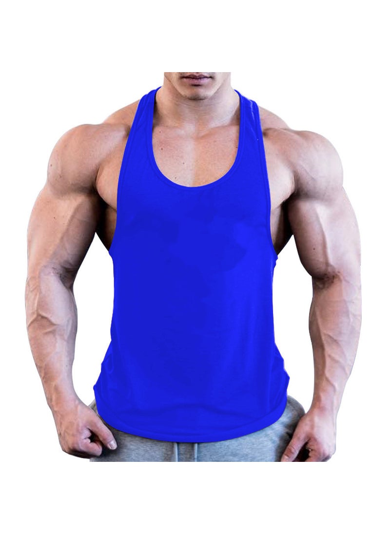 Generic - Mens Fitness Tank Top Elastic Muscle Vest Red - Image 1