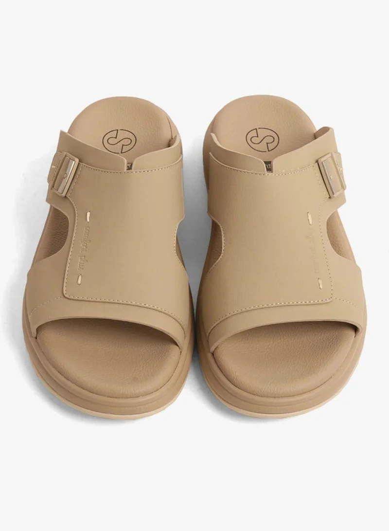 Comfort Plus  COMFORT PLUS MEN'S ULTRA ELEVATE SANDALS BEIGE for Men | Best Price UAE