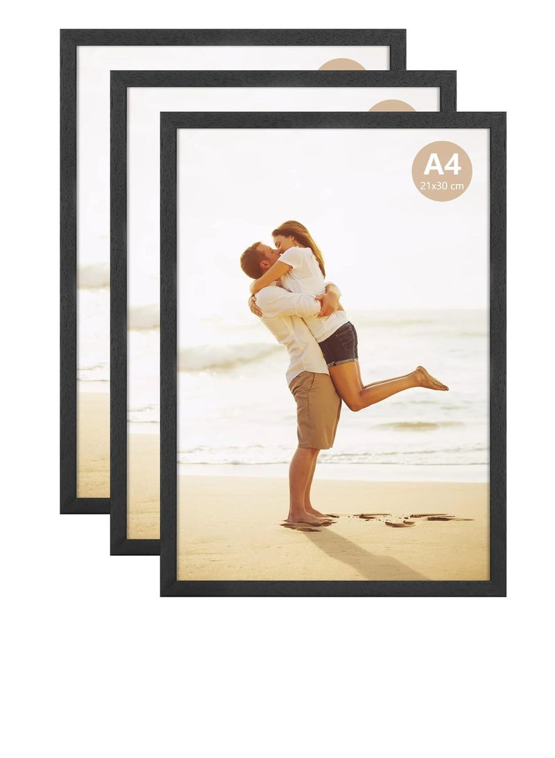 AKDC A4 Photo Picture Frame,  Set of 3 - Image 1
