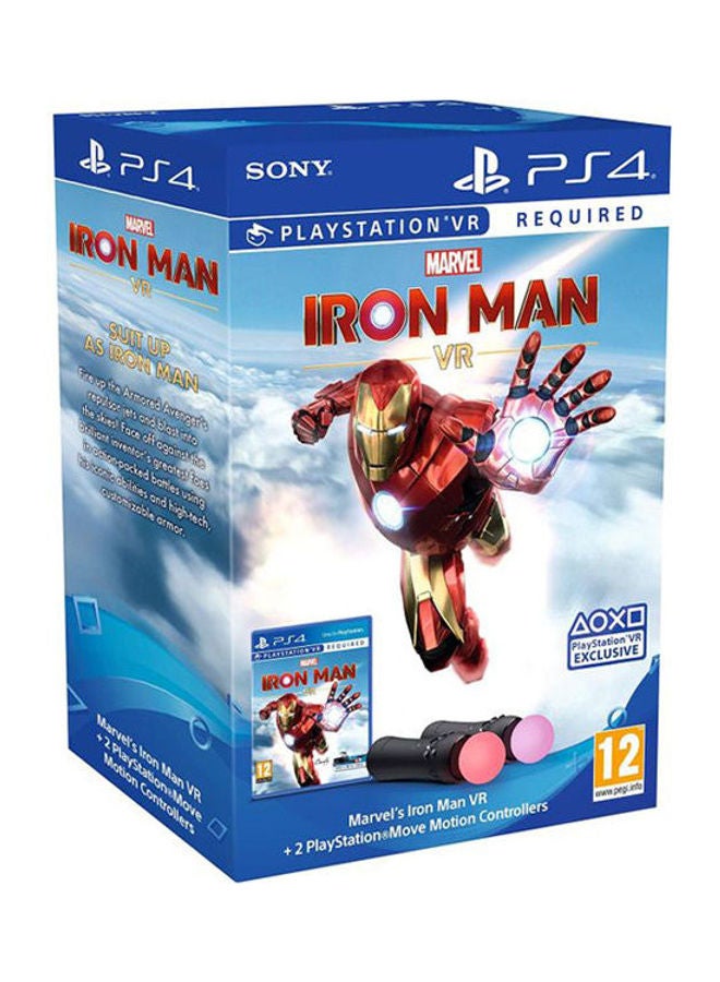 سوني حزمة من لعبة "Marvel’s Iron Man VR" مع ذراع تحكم حركي لاسلكي للبلايستيشن - Image 1