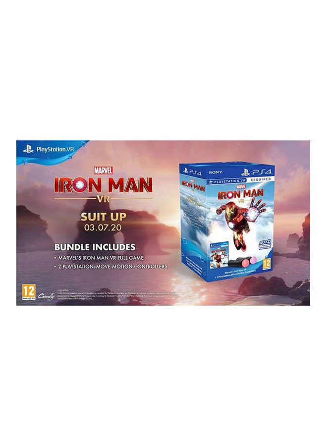 سوني حزمة من لعبة "Marvel’s Iron Man VR" مع ذراع تحكم حركي لاسلكي للبلايستيشن - Image 2