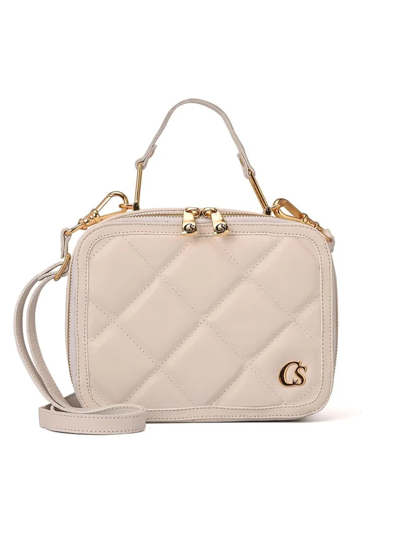 Carmen Steffens Quilted Bag Classic White