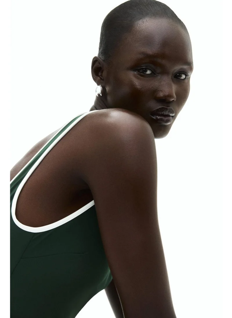 H&M Padded-cup High Leg Swimsuit