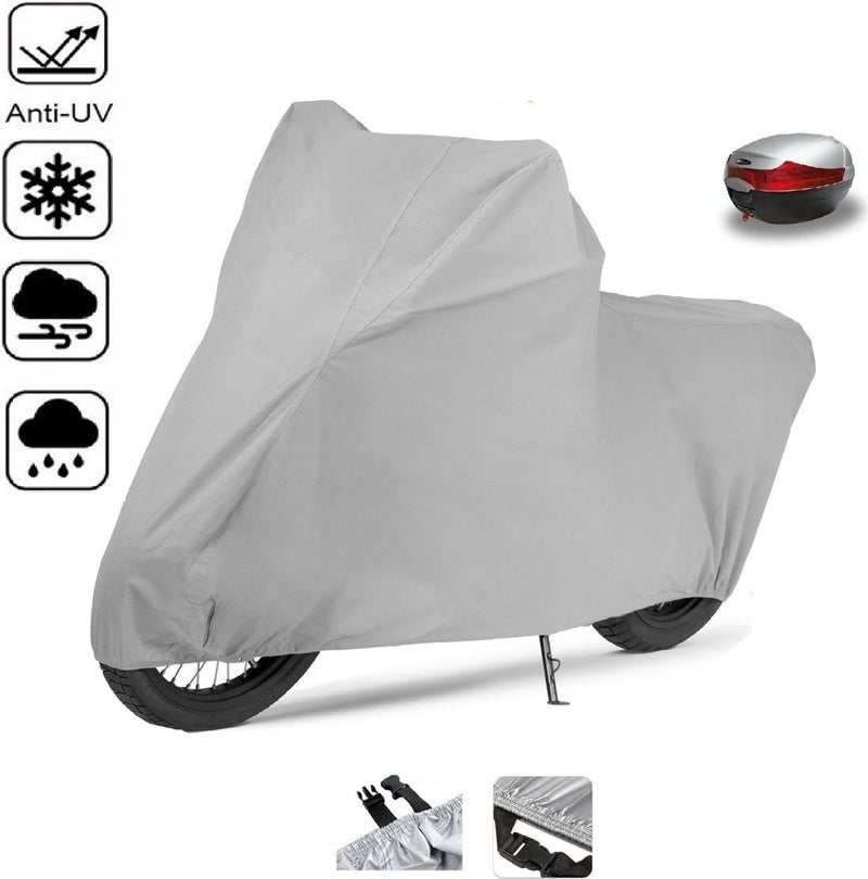 Breen Aprilia Tuono 660 Rear Bag And Lock Compatible Gray Motorcycle Canvas, Safe  - Image 5