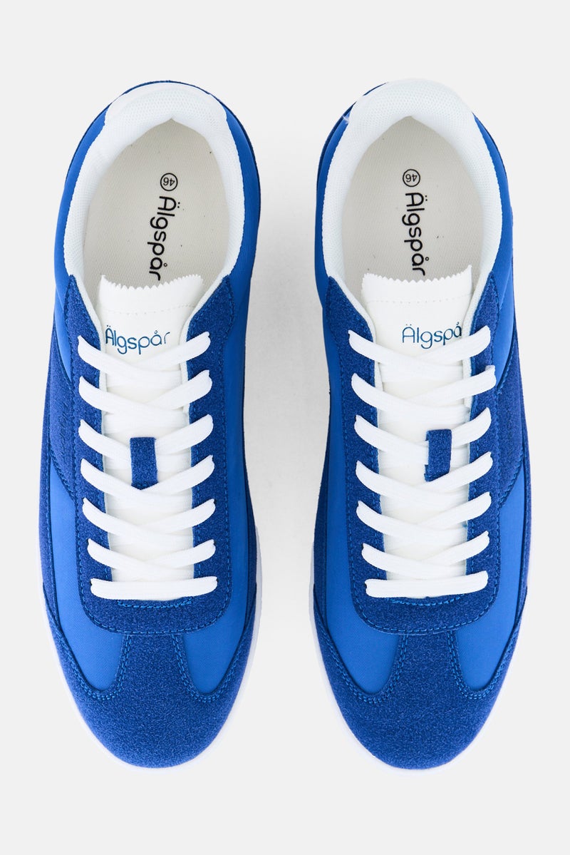 Algspar Men Lace Up Outdoor Shoes, Blue - Image 2