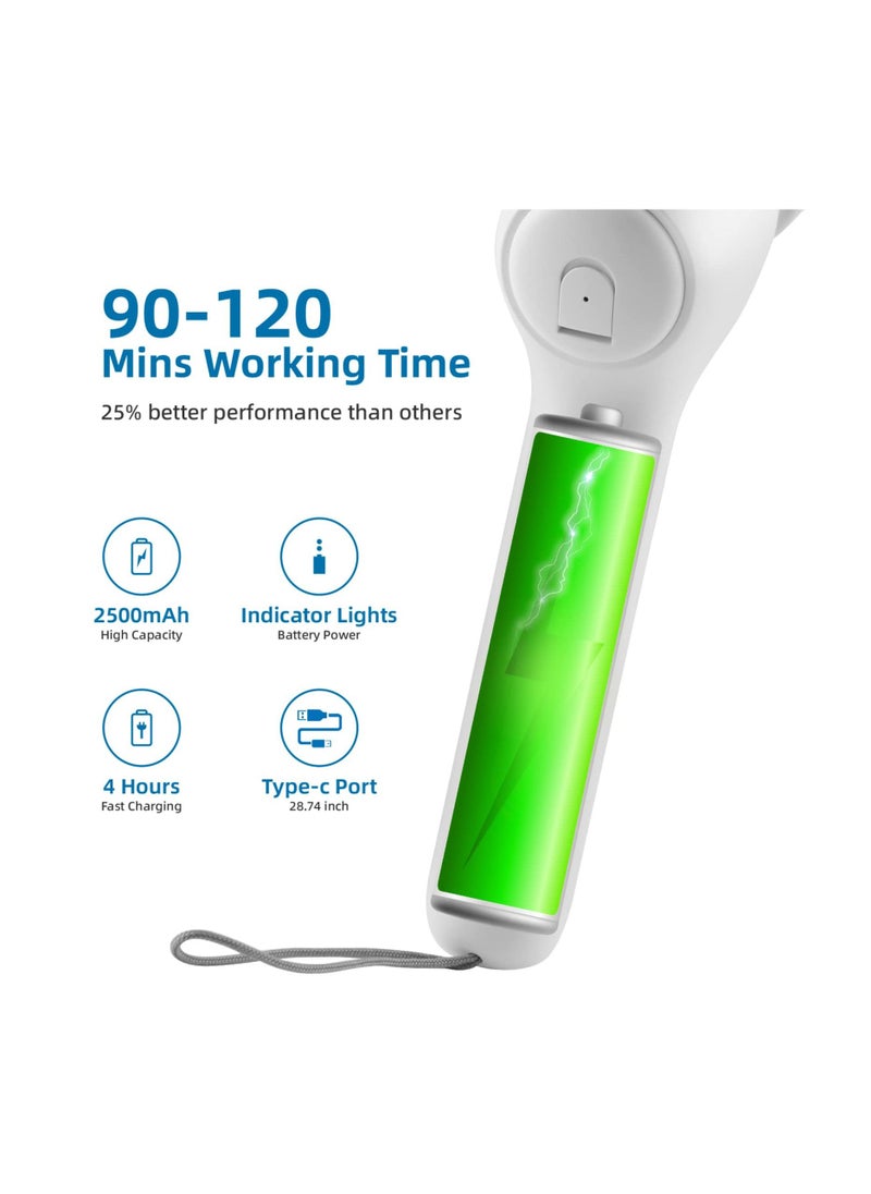 SYOSI - Electric Spin Scrubber, SYOSI Electric Cleaning Brush with Auto Detergent Dispenser and 4 Replaceable Brush Heads, 2 Adjustable Speeds Handheld Scrubber for House Cleaning,Wall,Tile,Tub etc - Image 1