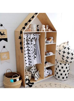 Y&D Canvas Storage Basket with Handle Large Organizer Bins for Dirty Laundry Hamper Baby Toys Nursery Kids Clothes Gift  - Image 4