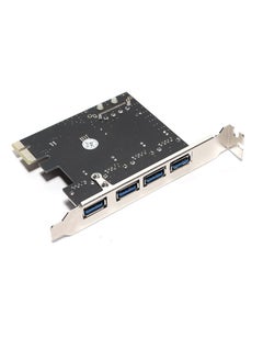 ماركة غير محددة بطاقة PCI اكسبرس 4 منافذ USB 3.0 مع موصل طاقة 5 فولت 4 دبابيس بسرعة تصل إلى 5 جيجابايت في الثانية من ميشيف  - Image 4