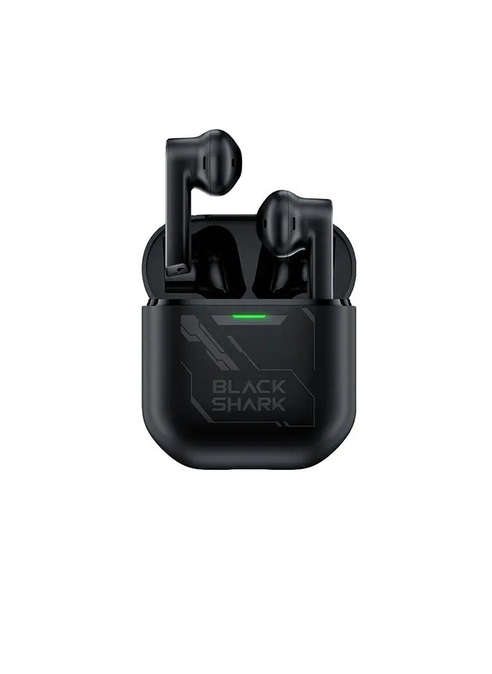 BLACK SHARK - Black Shark JoyBuds Ultra Low Latency Bluetooth Gaming Headset with Cool Design and ENC Call Noise Reduction Support Provides Stable Call Experience and Up to 28 Hours Battery Life When Used with Charging Dock Perfect Pick at a Popular Price Tech Enthusiasts Shouldn't Miss Black - Image 1