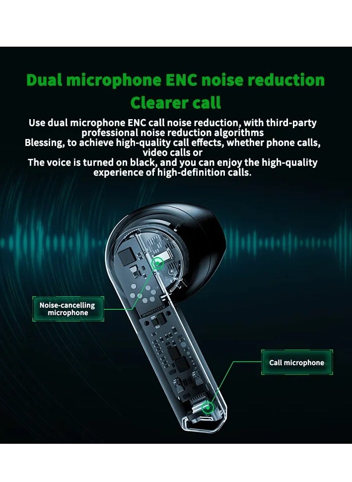 BLACK SHARK - Black Shark JoyBuds Ultra Low Latency Bluetooth Gaming Headset with Cool Design and ENC Call Noise Reduction Support Provides Stable Call Experience and Up to 28 Hours Battery Life When Used with Charging Dock Perfect Pick at a Popular Price Tech Enthusiasts Shouldn't Miss Black - Image 1