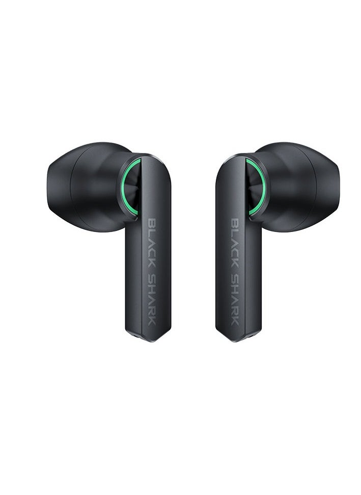 BLACK SHARK - Black Shark JoyBuds Ultra Low Latency Bluetooth Gaming Headset with Cool Design and ENC Call Noise Reduction Support Provides Stable Call Experience and Up to 28 Hours Battery Life When Used with Charging Dock Perfect Pick at a Popular Price Tech Enthusiasts Shouldn't Miss Black - Image 1