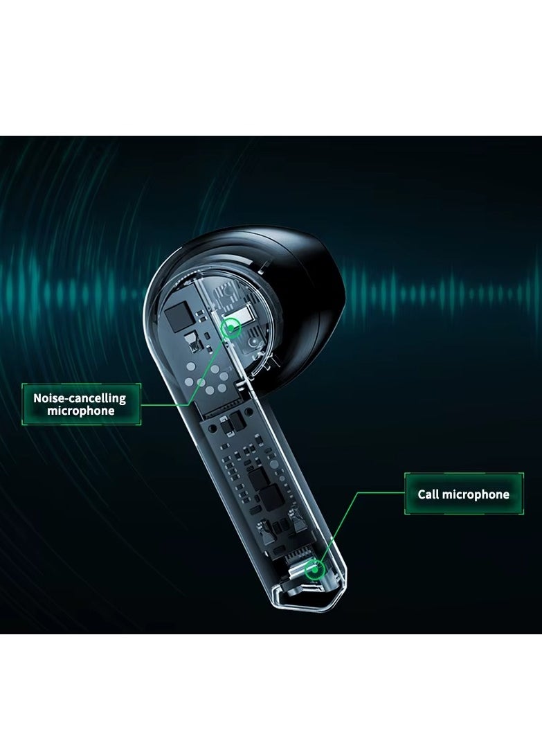 BLACK SHARK - Black Shark JoyBuds Ultra Low Latency Bluetooth Gaming Headset with Cool Design and ENC Call Noise Reduction Support Provides Stable Call Experience and Up to 28 Hours Battery Life When Used with Charging Dock Perfect Pick at a Popular Price Tech Enthusiasts Shouldn't Miss Black - Image 1