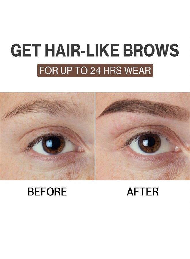 iMethod Eyebrow Pen - Upgrade Eyebrow TattooPen, Eyebrow Makeup, Long Lasting, Waterproof and Smudge-proof, Dark Brown - Image 4