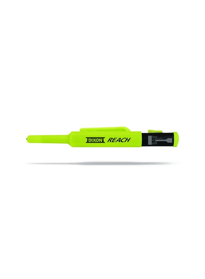 Dixon Industrial Reach- Deep Hole Mechanical Pencil With Lead Refills Included, Yellow (14301) - Image 3