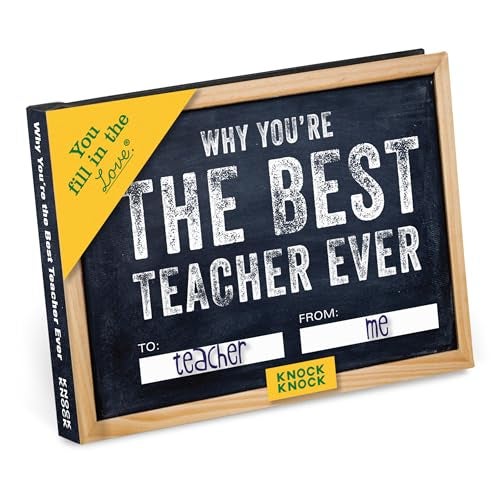 Knock Knock Why You’re the Best Teacher Ever Fill in the Love Book - Image 1