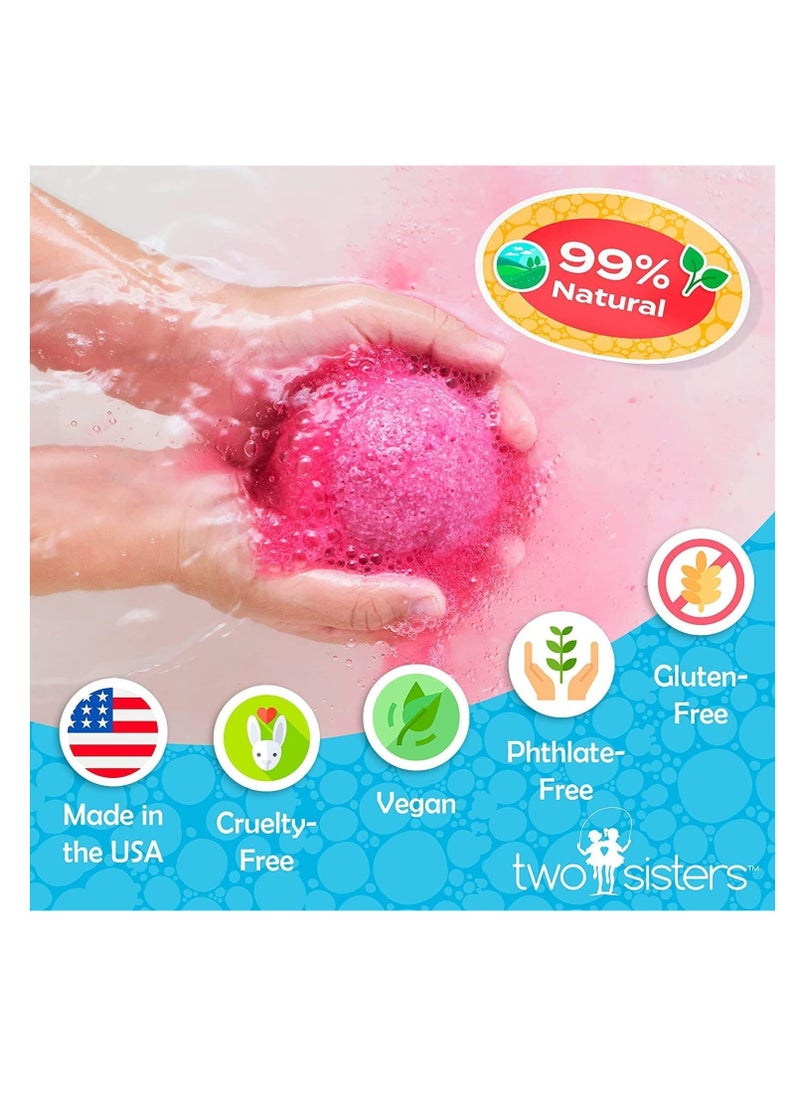 Ninja Bath Bombs for Kids with Surprise Toy Inside, 6 Bubble Bath Bombs with Bath Toys, Gentle and Kids Safe, USA Made, Birthday Gift for Kids by Two Sisters - pzsku/ZAE5B88B1108DC8A7C82EZ/45/_/1724673769/f3266c9a-9971-408b-8a00-db562b743f45