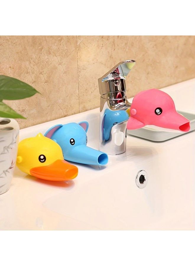 صنبور البط اللطيف الممتد - مساعد عالمي للغسيل - إكسسوار حوض حمام للمساعدة في غسل اليدين - Image 2