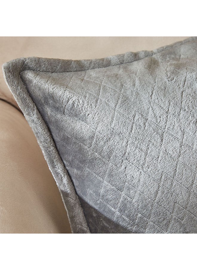 Home Box Lavish Diamond Embossed Solid Cushion Cover 45x45 cm  - Image 2