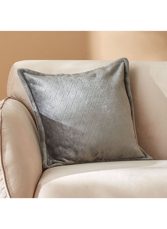 Home Box Lavish Diamond Embossed Solid Cushion Cover 45x45 cm  - Image 1