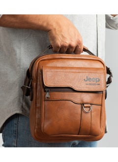 Jeep Men's Casual Leather Crossbody Bag Havan  - Image 1