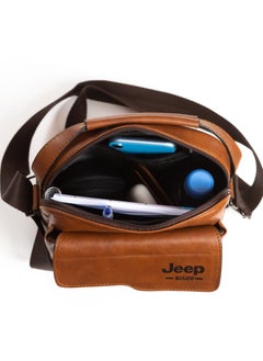 Jeep Men's Casual Leather Crossbody Bag Havan  - Image 3