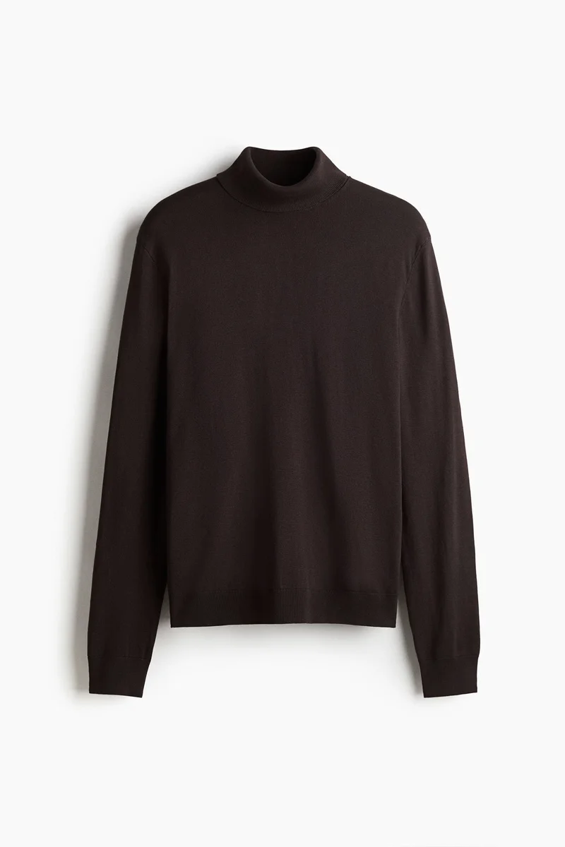 H&M  Regular Fit Polo-neck jumper for Men | Best Price UAE