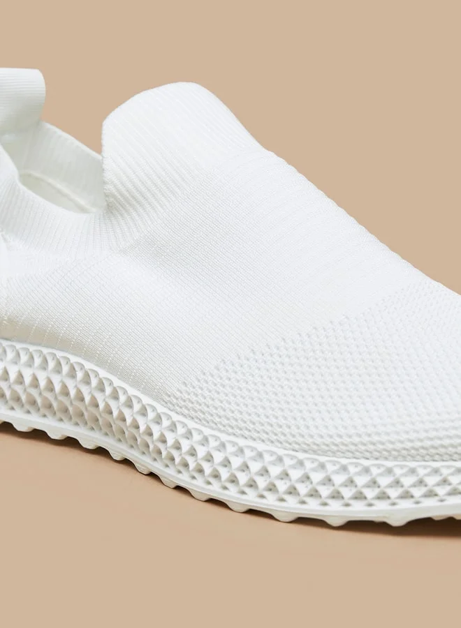 Oaklan by Shoexpress Men's Textured Slip-On Sports Shoes