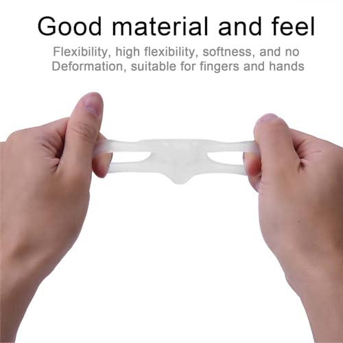 OUKENS Basketball Shooting Aid, 2.1cm Diameter Basketball 3 Point Shooting Trainer Finger Training Aid Equipment Shoot Lock for Improving Shot and Form(L-Transparent for Height Over 185cm) - Image 4