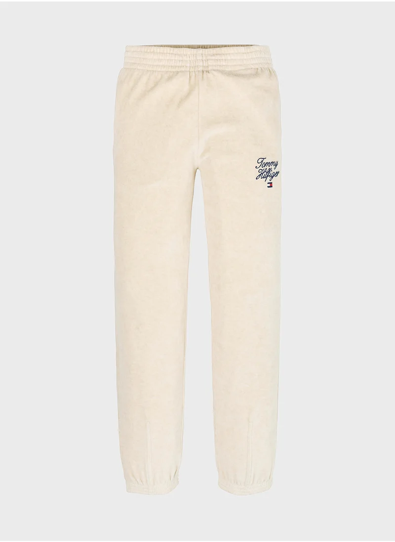 تومي هيلفيغر TH SCRIPT VELOUR PANT