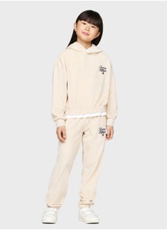 TOMMY HILFIGER TH SCRIPT VELOUR PANT  - Image 4