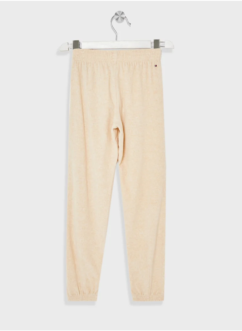 TOMMY HILFIGER TH SCRIPT VELOUR PANT