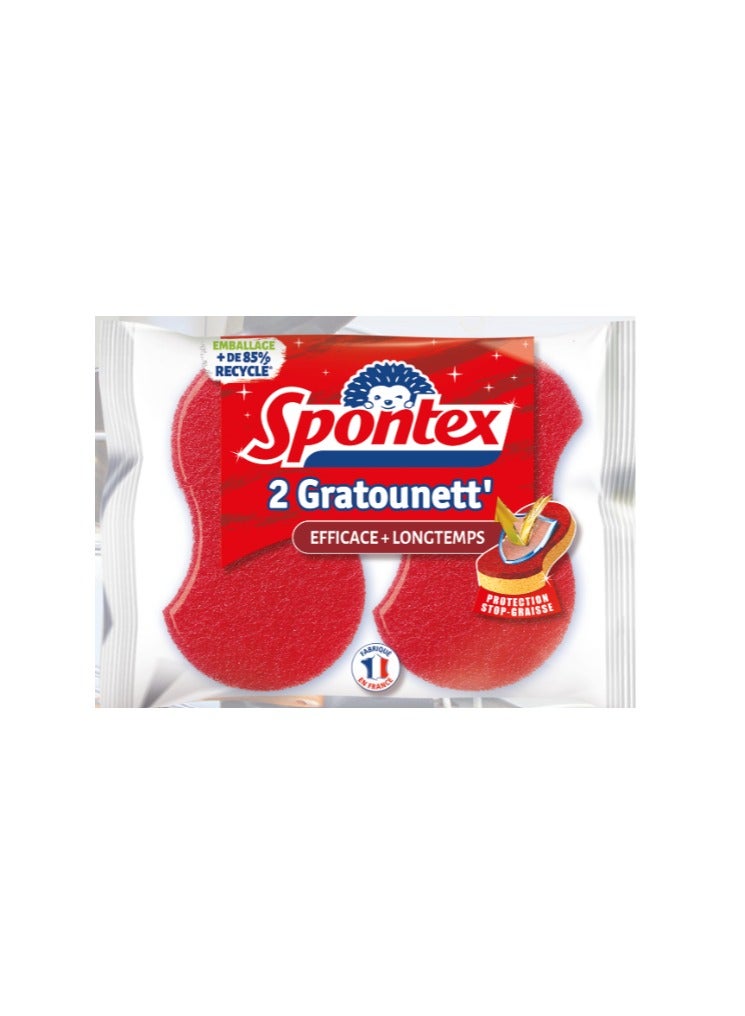 Spontex Gratounett Sponges 2Pcs - Image 1