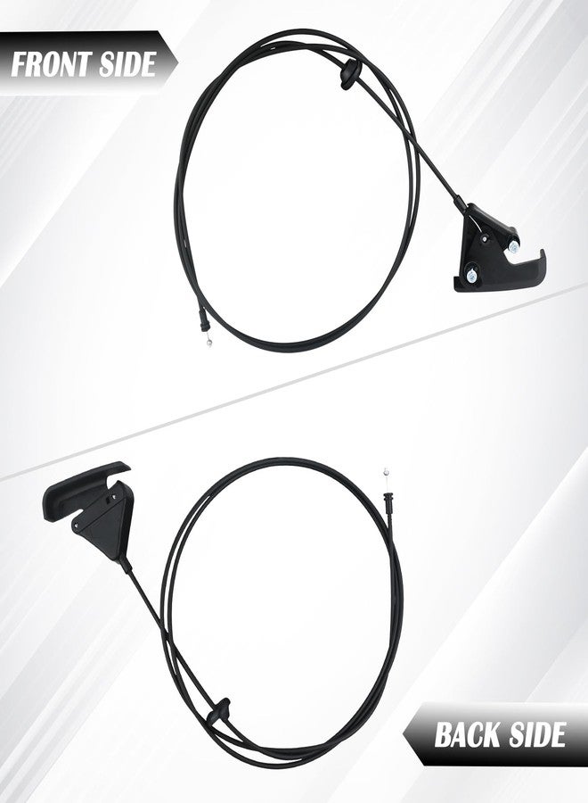 TQPONLY 912-086 Hood Release Cable & Pull Handle Compatible with 1994-2005 Dodge Ram 1500 2500 3500 Pickup Truck Replaces 55076343 55075422 55275849AA - Image 5