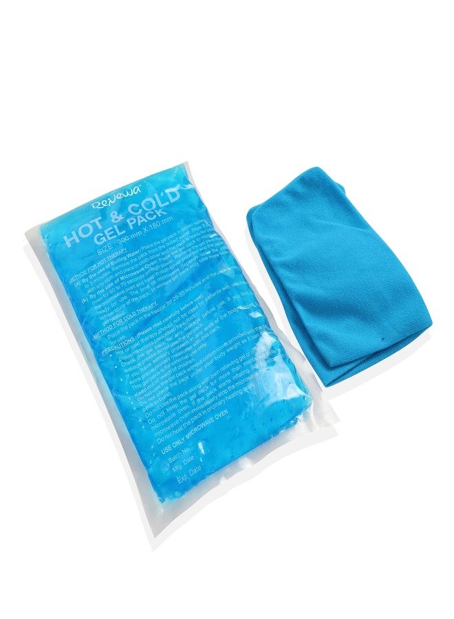 Renewa Reusable Hot and Cold Ice Pack for Pain Relief | Flexible Gel Pack for Injuries and Pain Relief | Gel Pack Size Large - Image 2