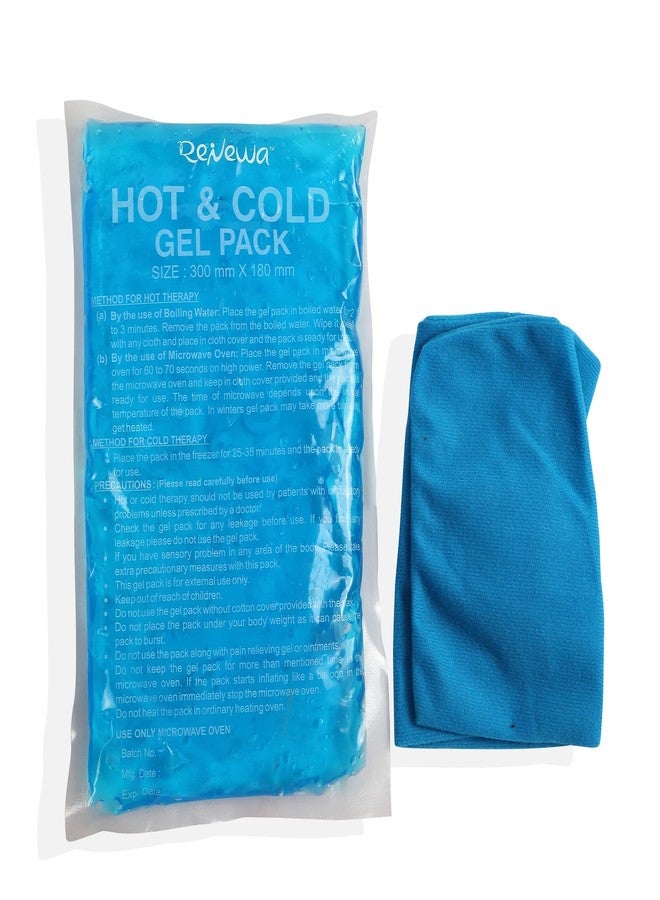Renewa Reusable Hot and Cold Ice Pack for Pain Relief | Flexible Gel Pack for Injuries and Pain Relief | Gel Pack Size Large - Image 3