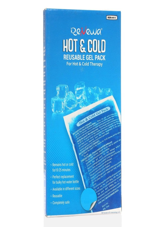 Renewa Reusable Hot and Cold Ice Pack for Pain Relief | Flexible Gel Pack for Injuries and Pain Relief | Gel Pack Size Large - Image 1