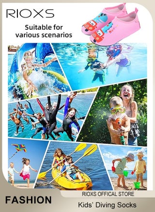 Kids Water Shoes Beach Socks, Toddler Baby Girls Boys Barefoot, Quick-Dry Non-Slip Swim Socks, Quick-Dry Non-Slip Diving Socks, Sports Shoes For Kid In Beach Swimming Pool Water Park, Barefoot Aqua Socks Shoes for Kids Girls Boys - view 2